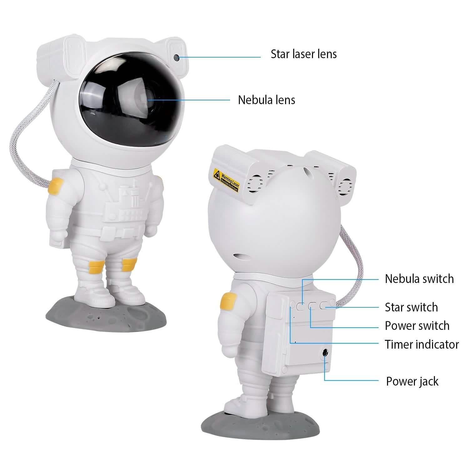 Astronaut Star Projector Light with Remote Control DailySale