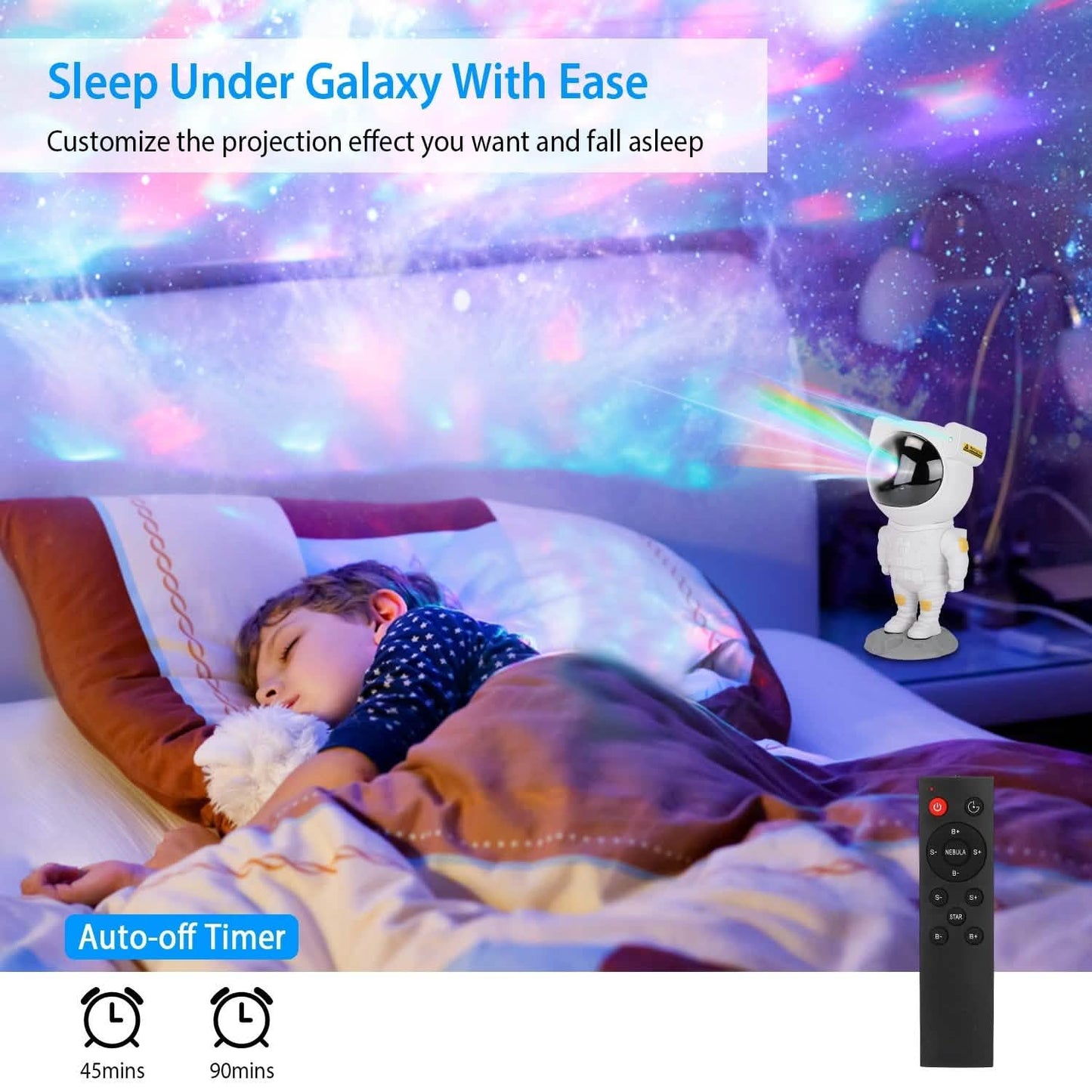 Astronaut Star Projector Light with Remote Control DailySale