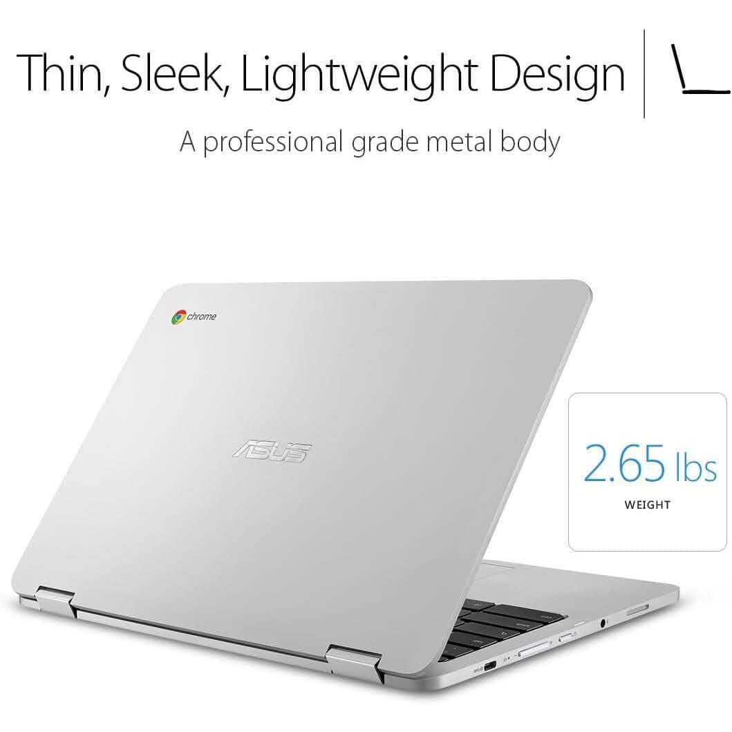 ASUS Chromebook Flip C302CA-DH54 12.5-inch Touchscreen Convertible Chromebook (Refurbished) DailySale