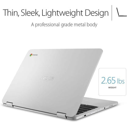 ASUS Chromebook Flip C302CA-DH54 12.5-inch Touchscreen Convertible Chromebook (Refurbished) DailySale