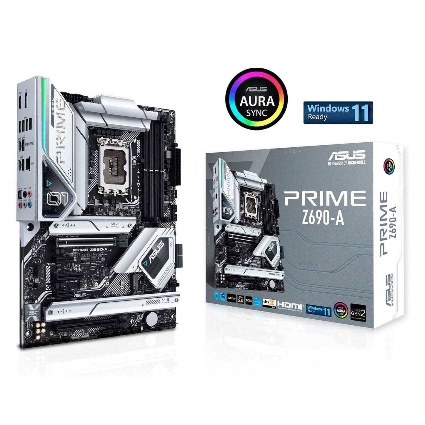 ASUS Prime Z690-A LGA 1700 Intel 12th ATX Motherboard (Refurbished) DailySale