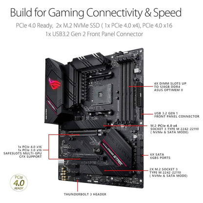 ASUS ROG Strix B550-F Gaming AMD AM4 Zen 3 Ryzen 5000 & 3rd Gen Ryzen ATX  (Refurbished) DailySale