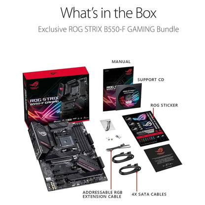 ASUS ROG Strix B550-F Gaming AMD AM4 Zen 3 Ryzen 5000 & 3rd Gen Ryzen ATX  (Refurbished) DailySale