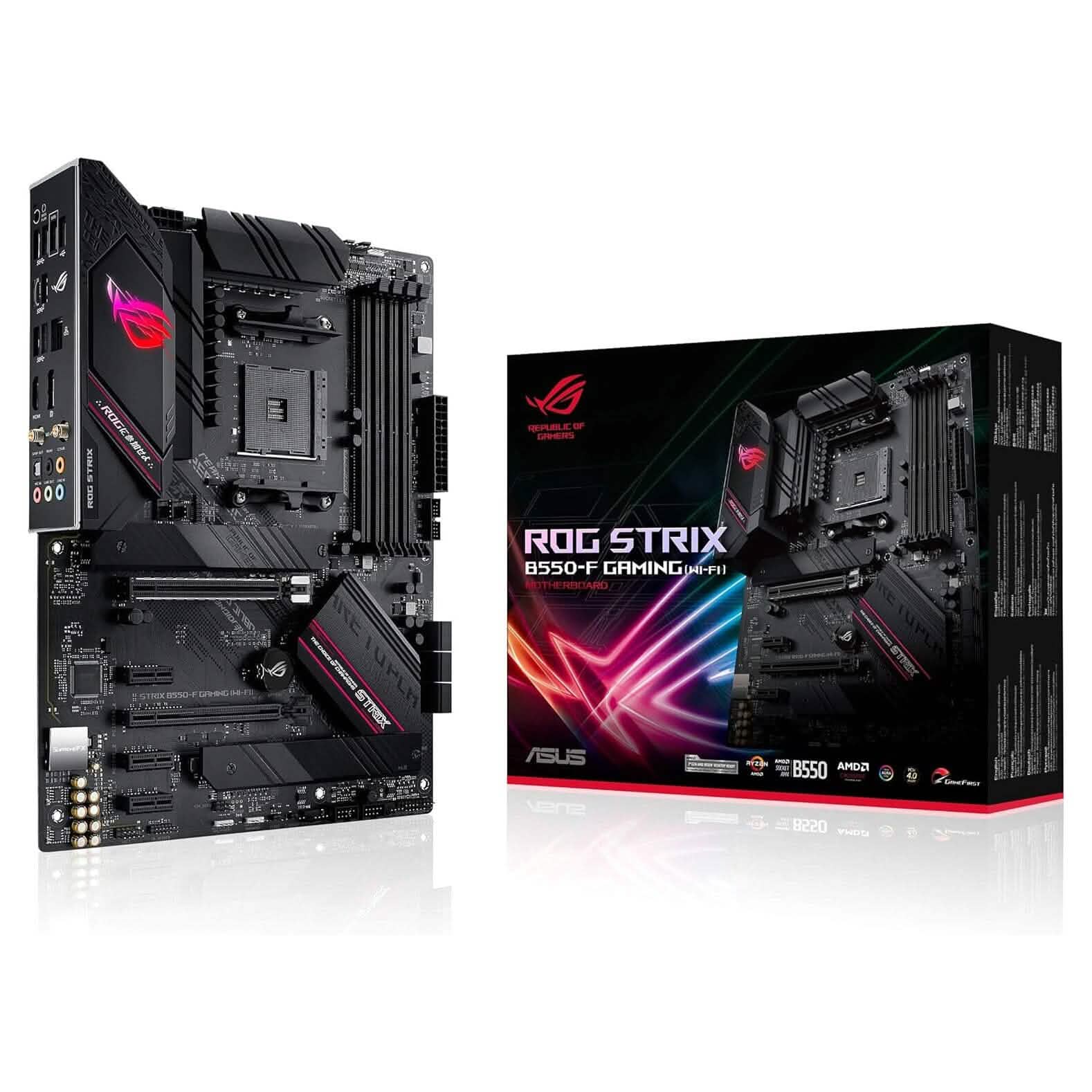 ASUS ROG Strix B550-F Gaming AMD AM4 Zen 3 Ryzen 5000 & 3rd Gen Ryzen ATX  (Refurbished) DailySale
