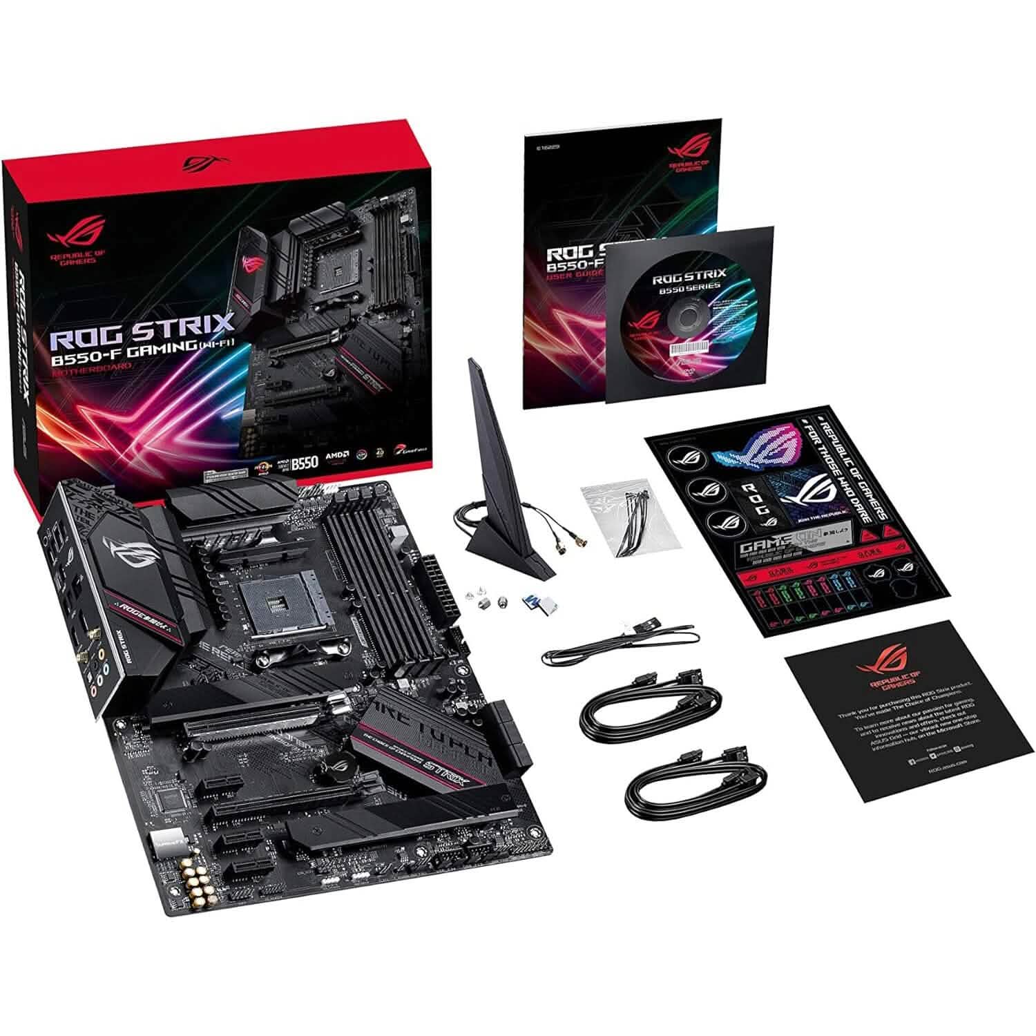 ASUS ROG Strix B550-F Gaming AMD AM4 Zen 3 Ryzen 5000 & 3rd Gen Ryzen ATX  (Refurbished) DailySale