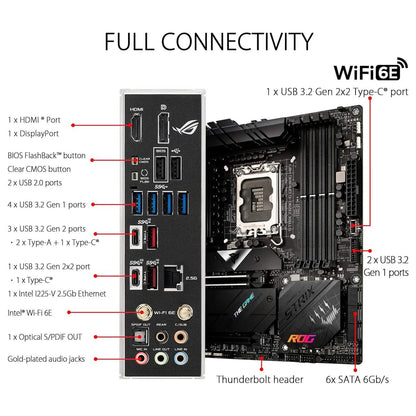ASUS ROG Strix Z690-G Gaming WiFi 6E LGA 1700 (Intel 12th Gen) (Refurbished) DailySale