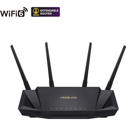 ASUS RT-AX3000 Dual Band WiFi 6 Extendable Router  (Refurbished) DailySale