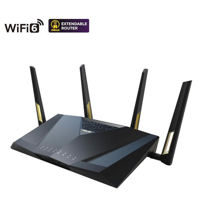 ASUS RT-AX88U Pro (AX6000) Dual Band WiFi 6 Extendable Gaming Router (Refurbished) DailySale