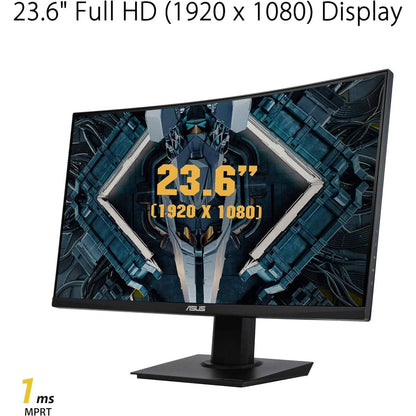 ASUS TUF Gaming 23.6" 1080P Curved Monitor (VG24VQE)  (Refurbished) DailySale