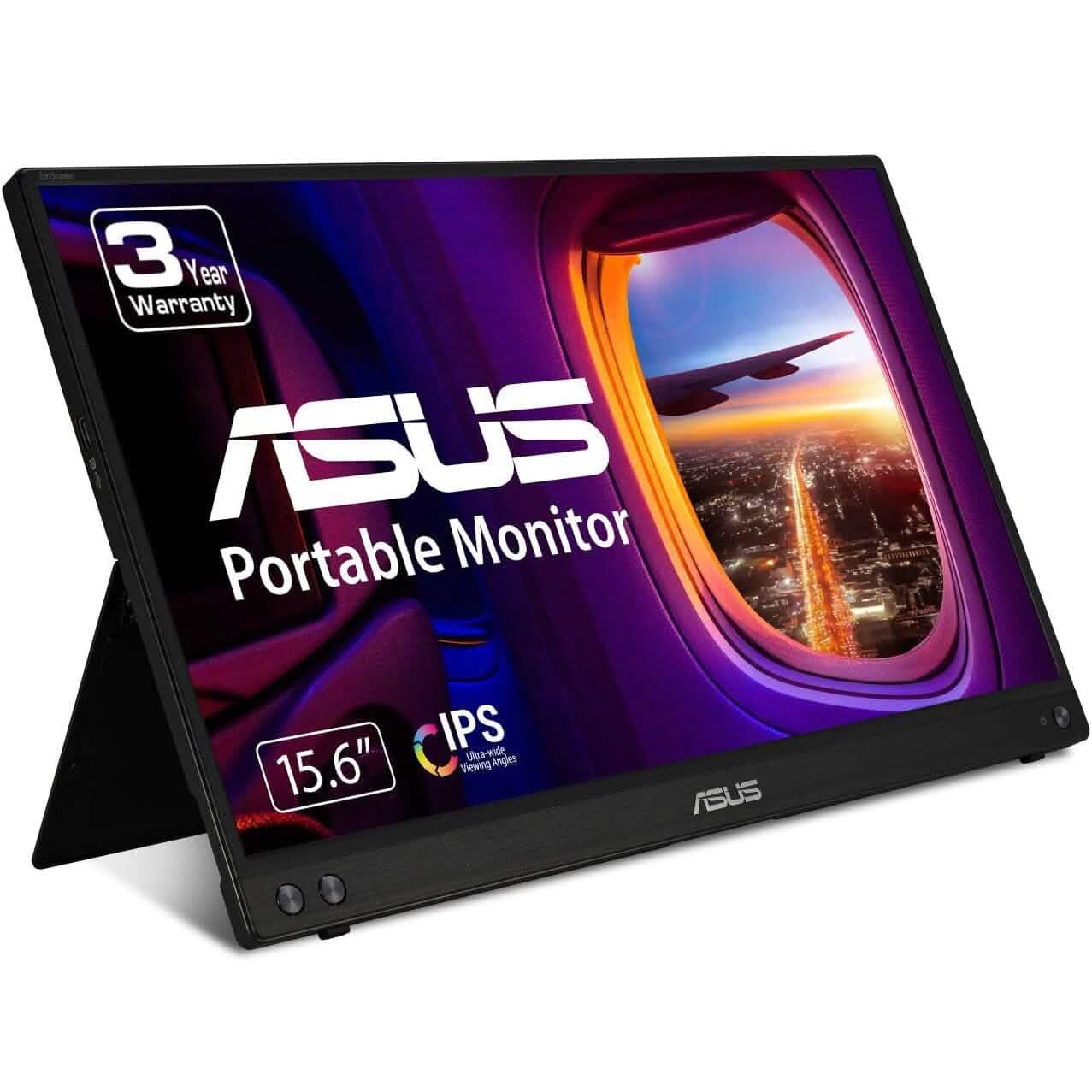 ASUS ZenScreen 15.6” 1080P Portable USB Monitor (MB16ACV) (Refurbished) DailySale