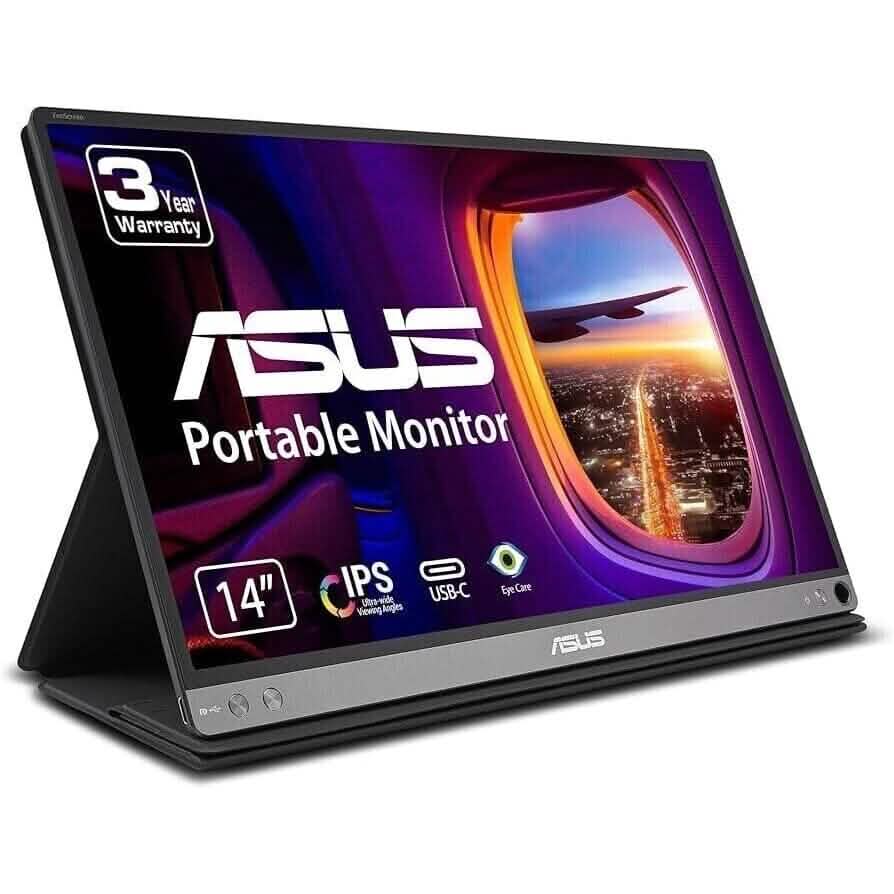 ASUS ZenScreen MB14AC 14in IPS LED Portable Monitor (Refurbished) DailySale