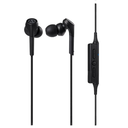 ATH-CKS550XBT Solid Bass Dynamic Bluetooth Wireless In-Ear Headphones with Mic DailySale