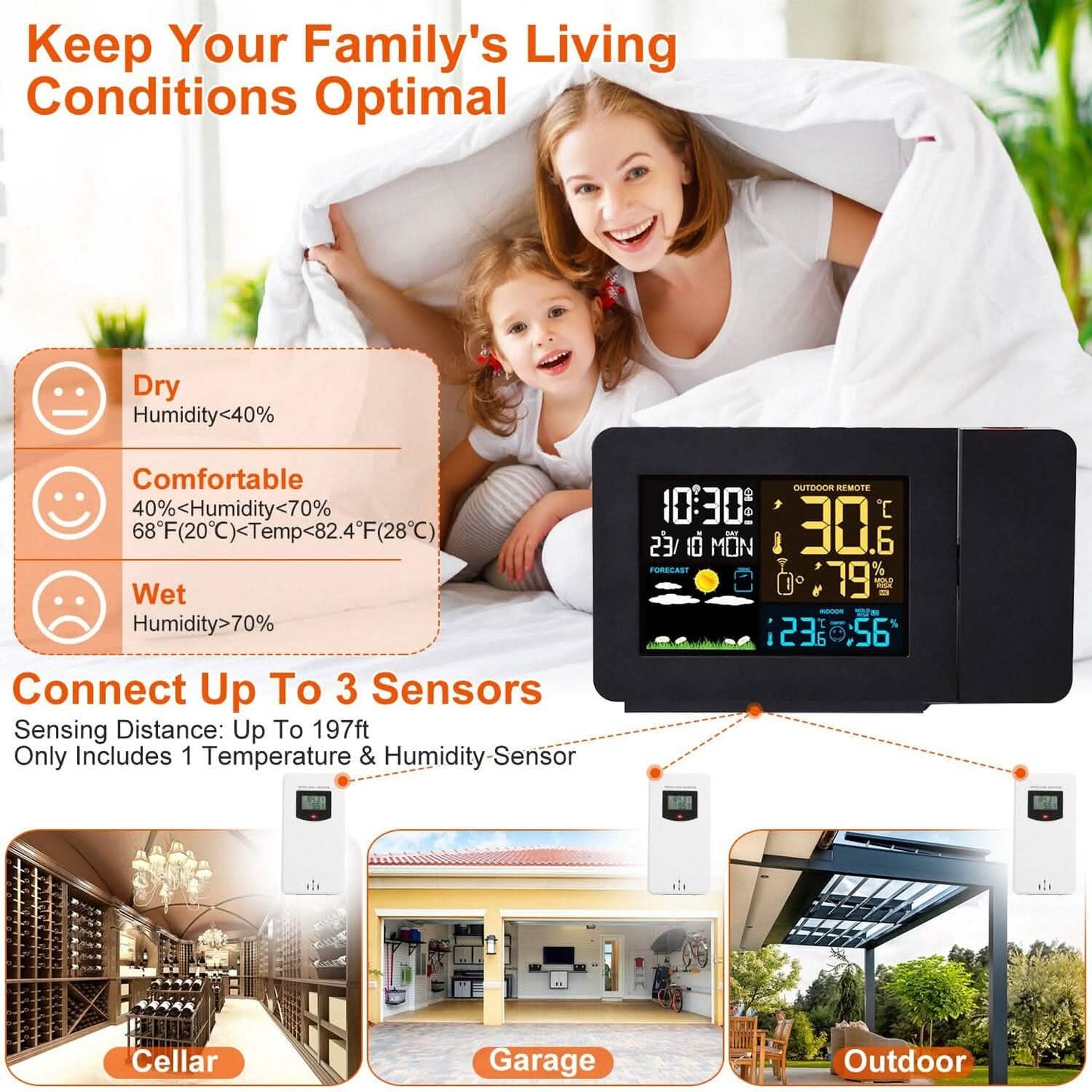Atomic Projection Alarm Clock DailySale