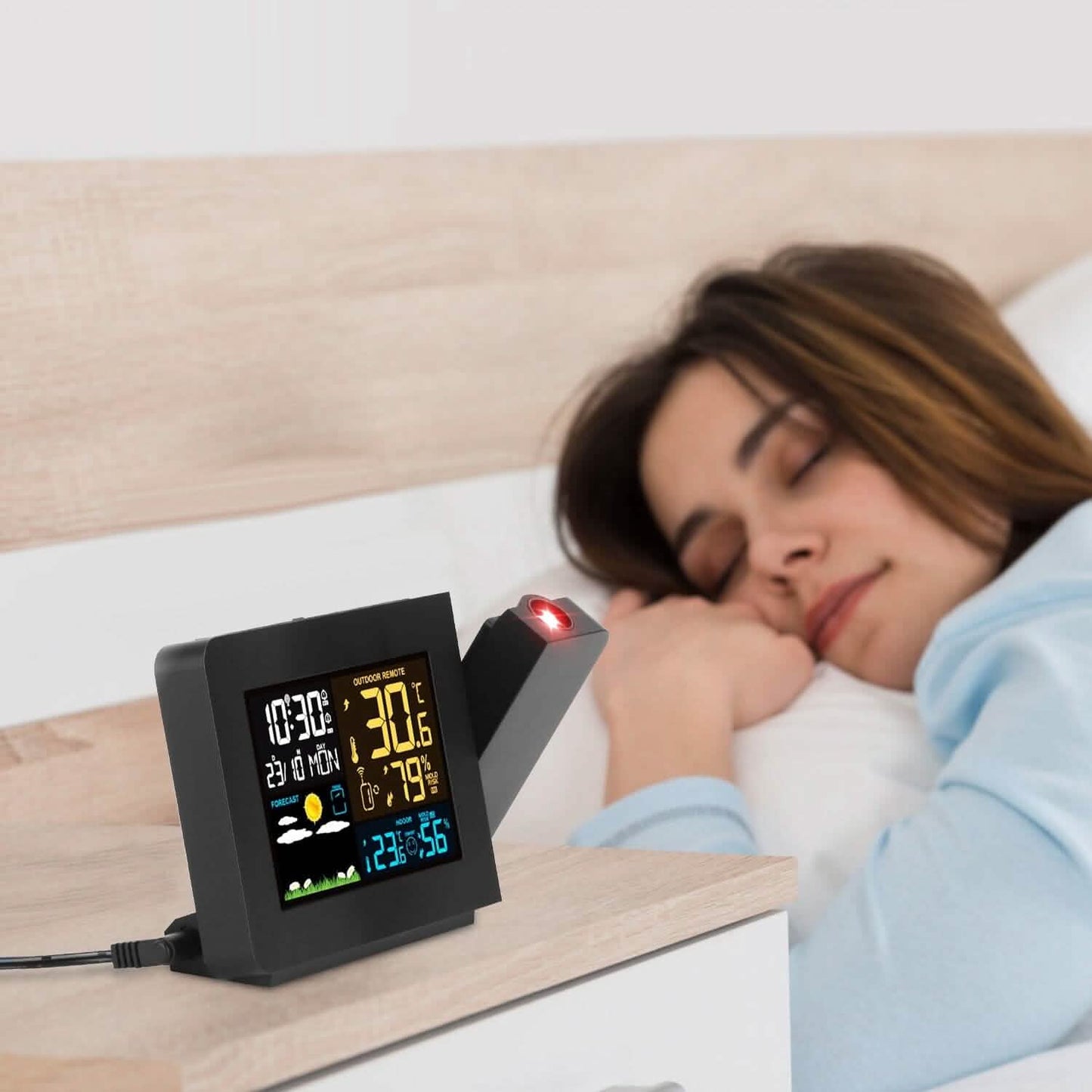 Atomic Projection Alarm Clock DailySale