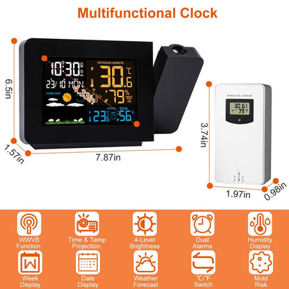 Atomic Projection Alarm Clock DailySale