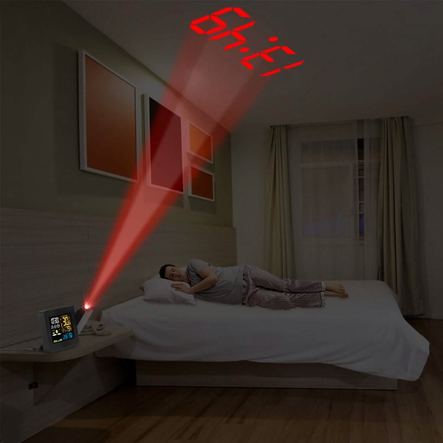 Atomic Projection Alarm Clock DailySale