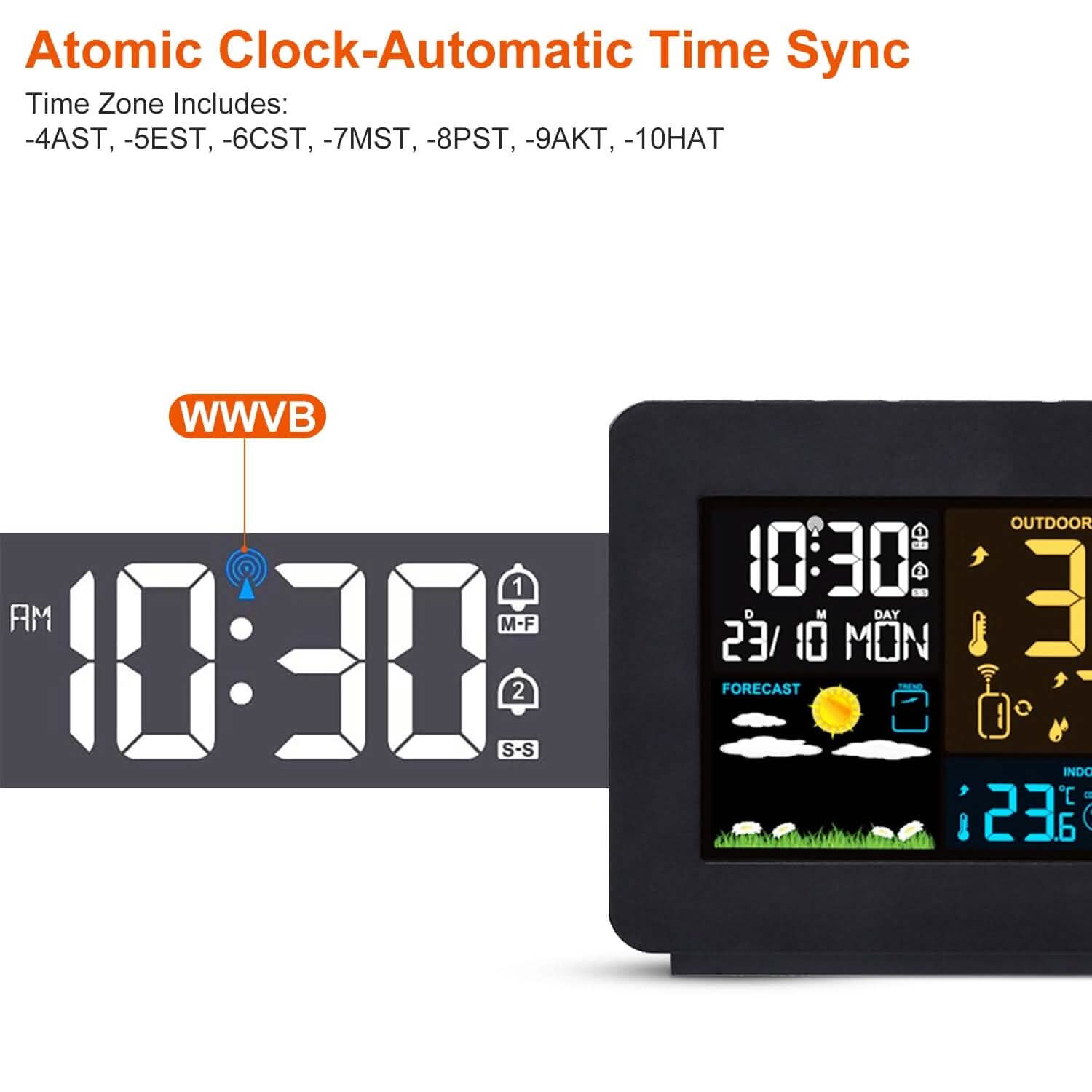 Atomic Projection Alarm Clock DailySale