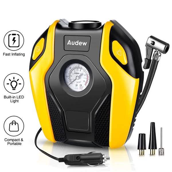 Audew 150W Portable Air Compressor Pump DailySale