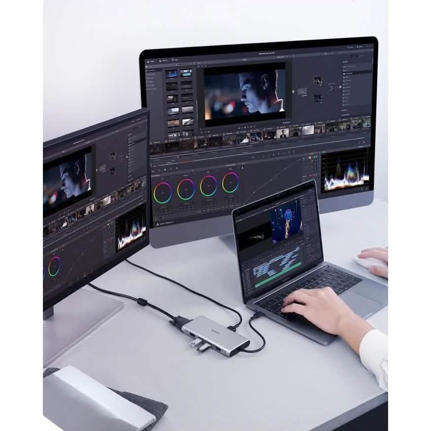 AUKEY 10-in-1 USB C Hub with 4K HDMI & VGA DailySale