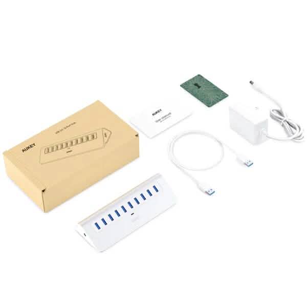 Aukey 10-Port CB-H6 USB 3.0 Hub DailySale