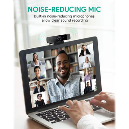 AUKEY 1080P Webcam with Dual Noise Reduction Stereo Microphones DailySale