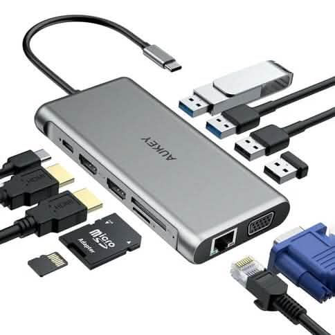 Aukey 12-in-1 USB-C Hub DailySale