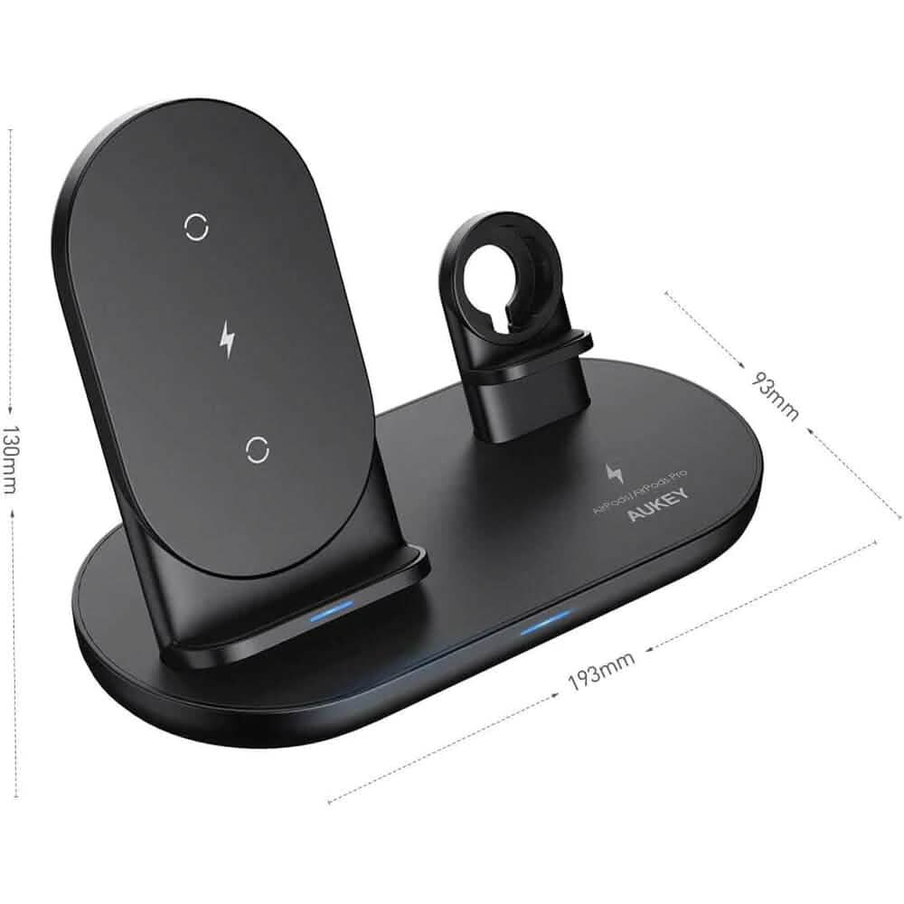 AUKEY 3-in-1 Wireless Charger Black DailySale