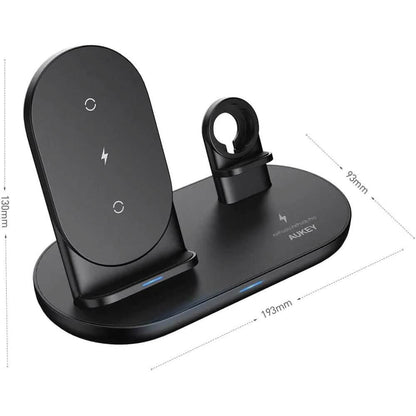 AUKEY 3-in-1 Wireless Charger Black DailySale