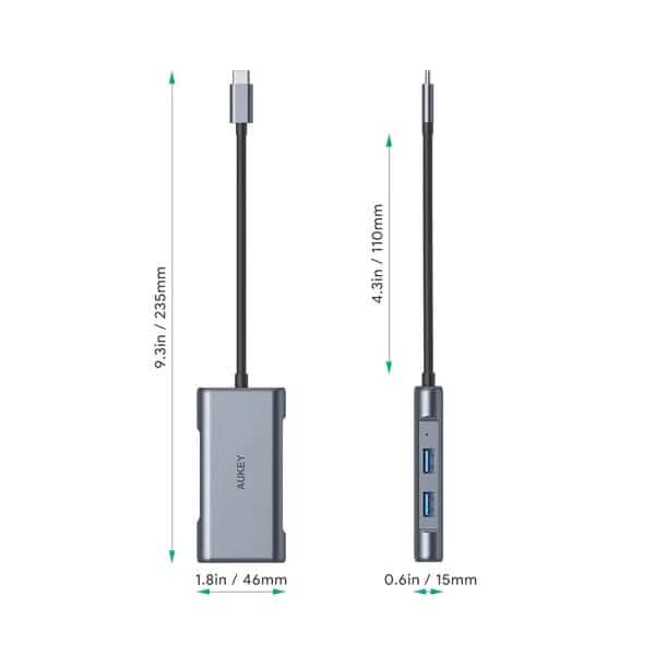 Aukey 6-in-1 USB-C Hub DailySale