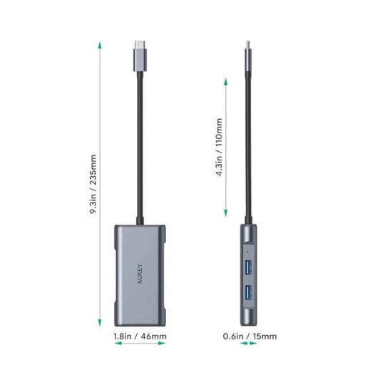 Aukey 6-in-1 USB-C Hub DailySale
