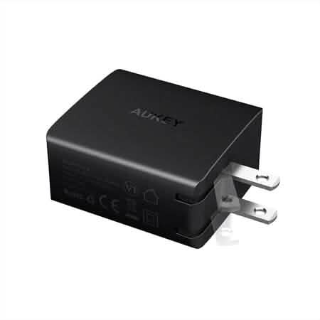 Aukey AMP Wall Charger Dual Port 4.8A USB Charger DailySale