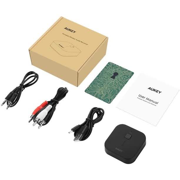 AUKEY Bluetooth Receiver V4.1 Wireless Audio Music Adapter DailySale