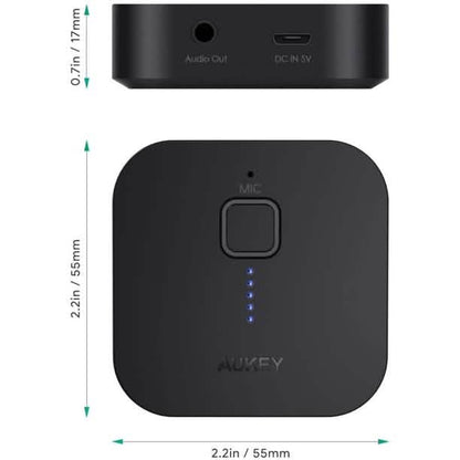 AUKEY Bluetooth Receiver V4.1 Wireless Audio Music Adapter DailySale