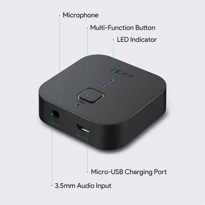 AUKEY Bluetooth Receiver V4.1 Wireless Audio Music Adapter DailySale