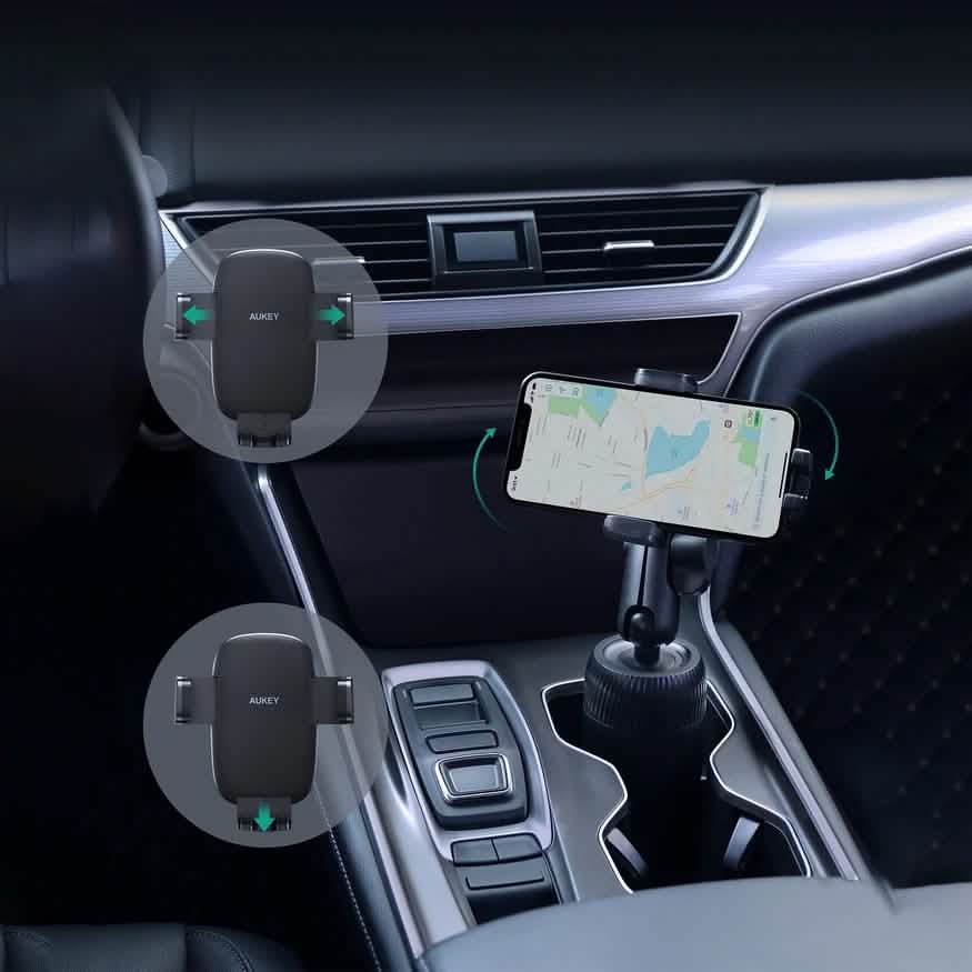 AUKEY Car Cup Holder Phone Mount DailySale