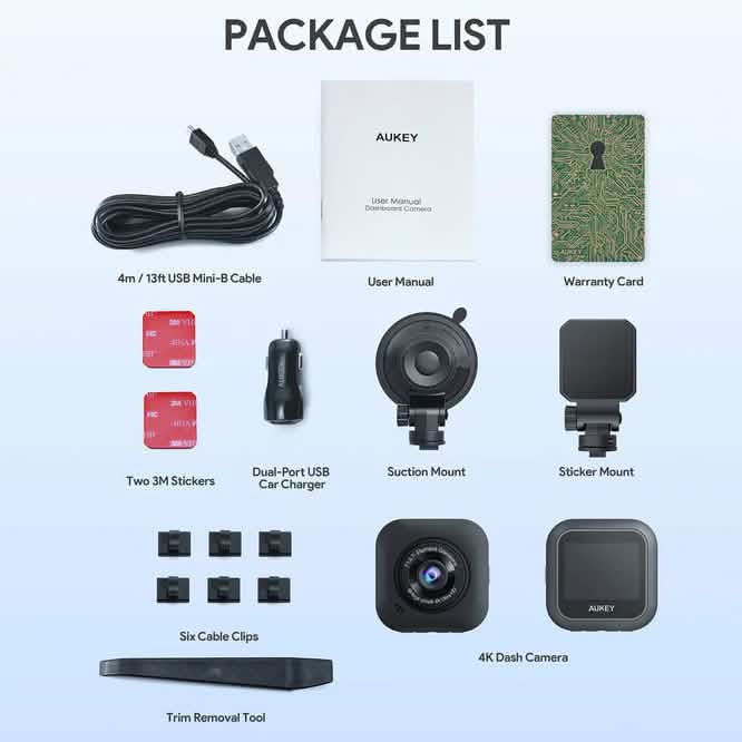 AUKEY Dash Cam 4K DRS1 DailySale