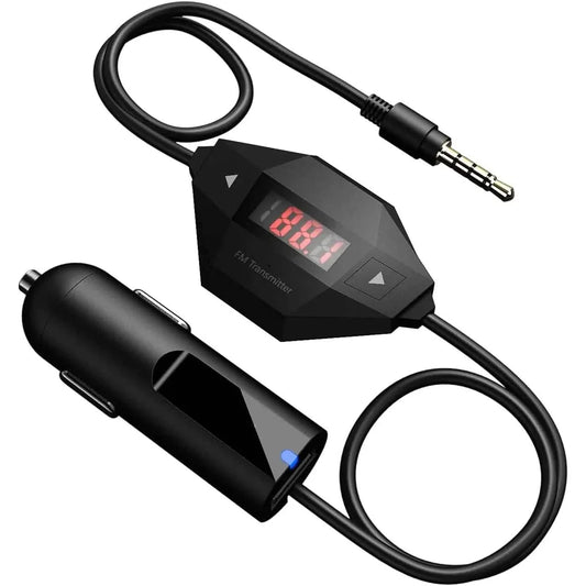 AUKEY FM Transmitter, Radio Adapter Car Kit with USB Car Charger DailySale