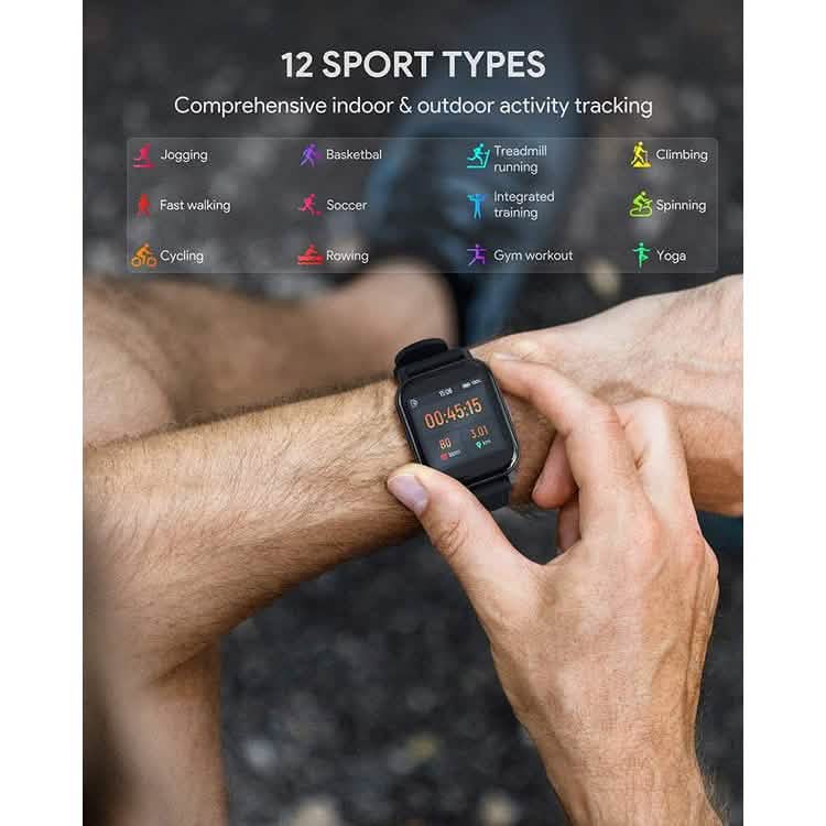 AUKEY Smartwatch Fitness Tracker 12 Activity Modes IPX6 Waterproof DailySale