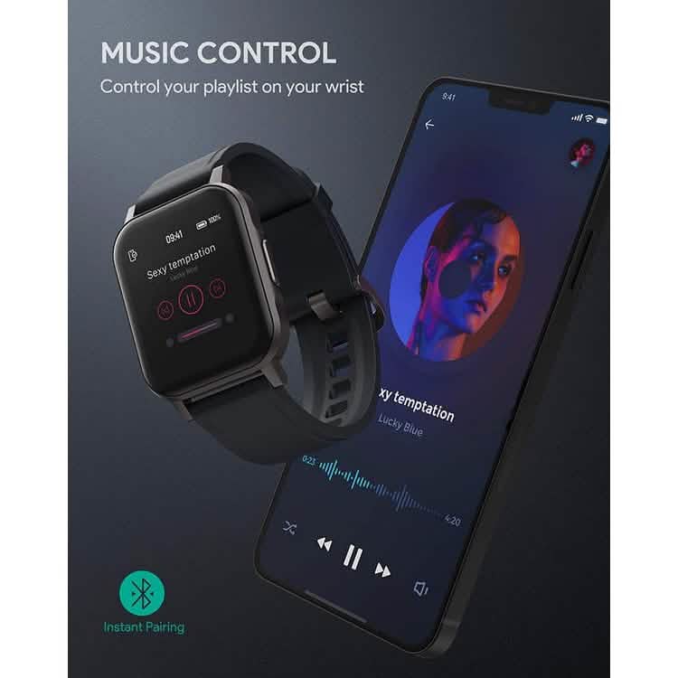AUKEY Smartwatch Fitness Tracker 12 Activity Modes IPX6 Waterproof DailySale