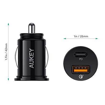 AUKEY USB C Car Charger DailySale