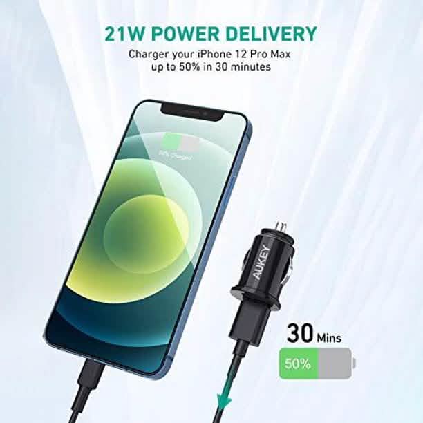 AUKEY USB C Car Charger DailySale