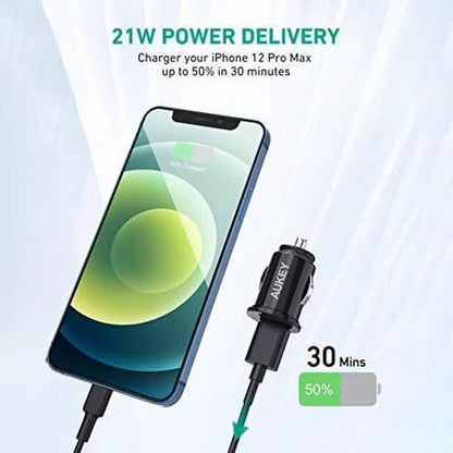 AUKEY USB C Car Charger DailySale