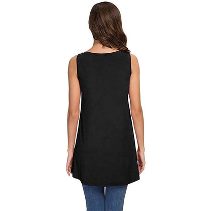 Women's Summer Casual Sleeveless V-Neck T-Shirt Tunic Blouse Tank Tops DailySale