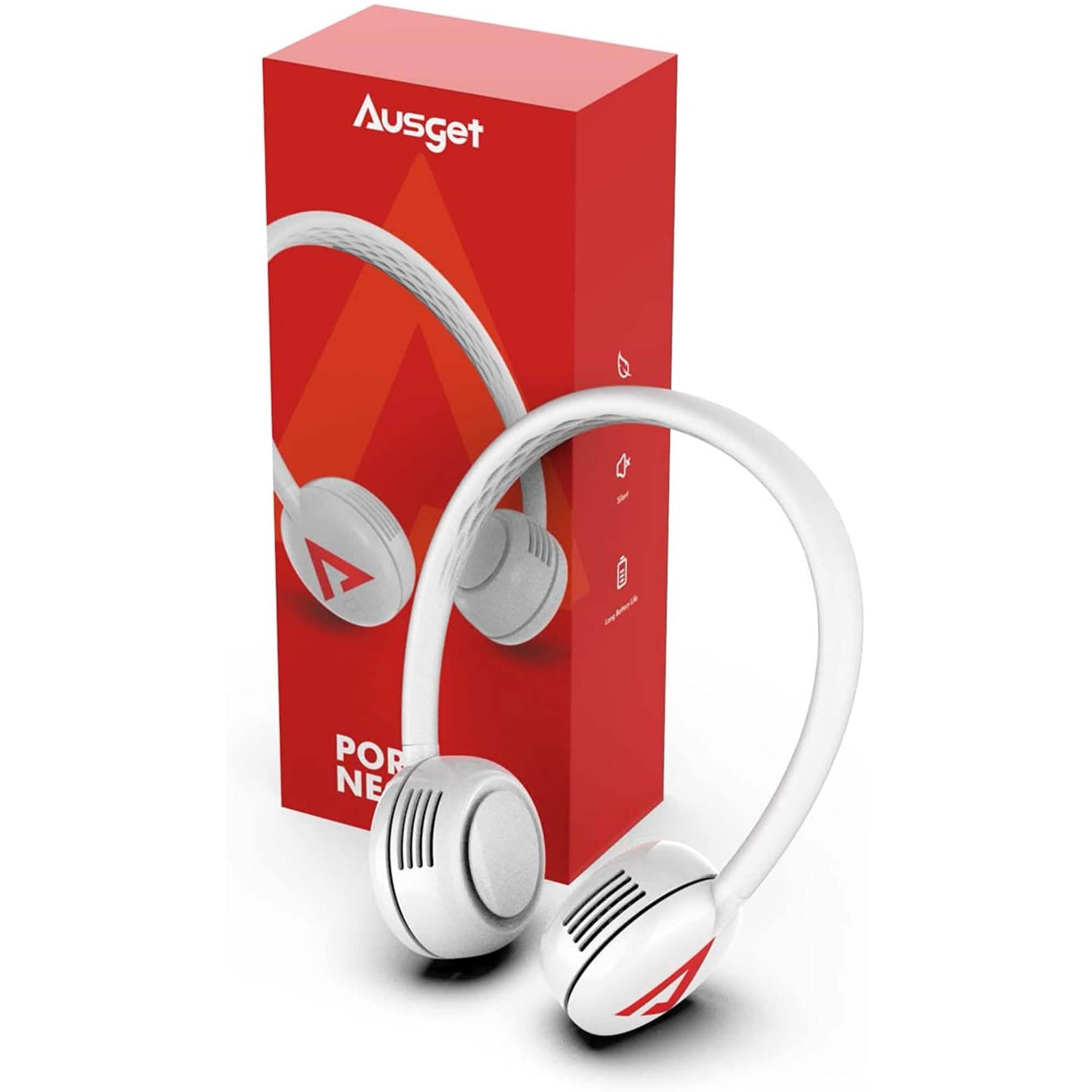 Ausget Portable Neck Fan, Bladeless Hands-Free Fan USB Rechargeable DailySale