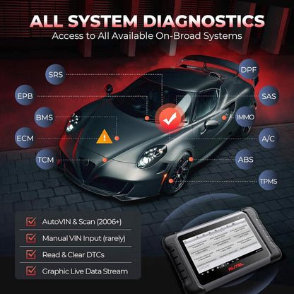 Autel MaxiCOM MK808S Bidirectional Scan Tool  (Refurbished) DailySale