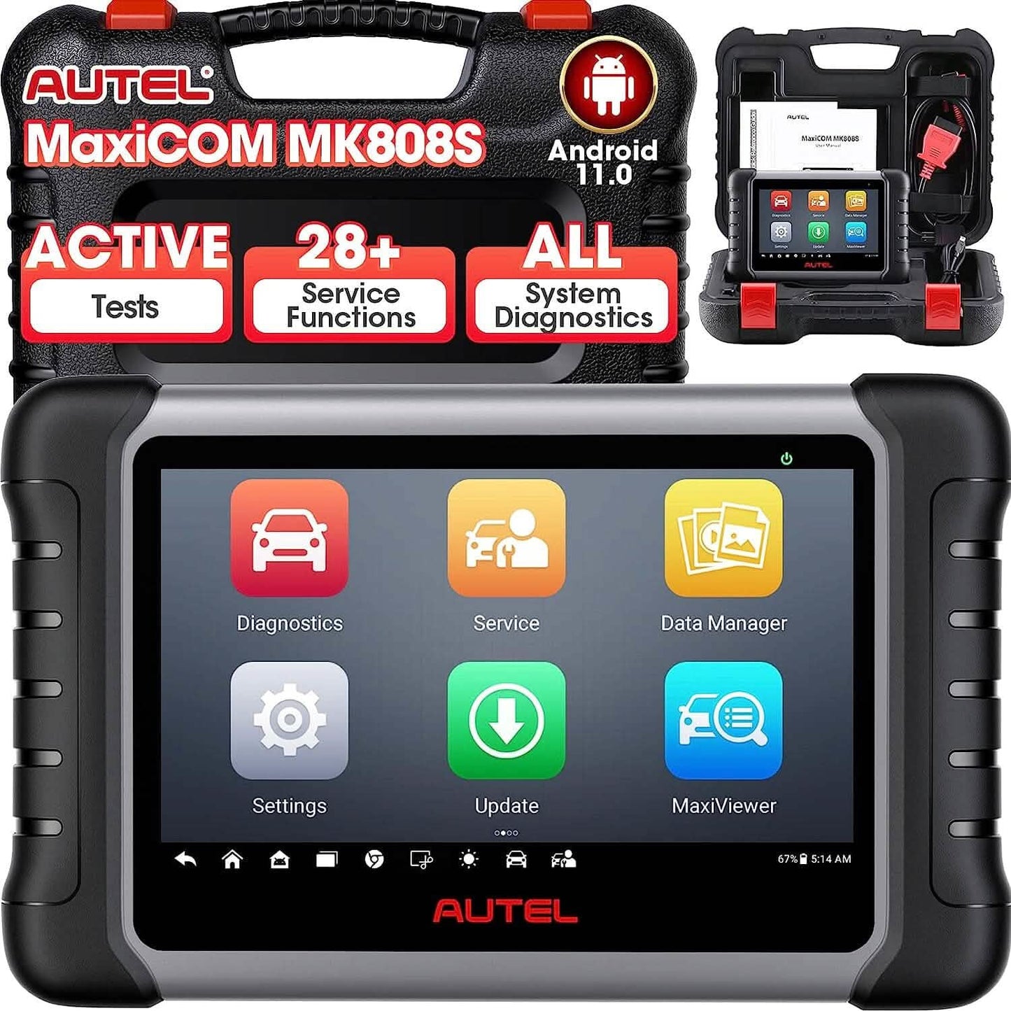 Autel MaxiCOM MK808S Bidirectional Scan Tool  (Refurbished) DailySale