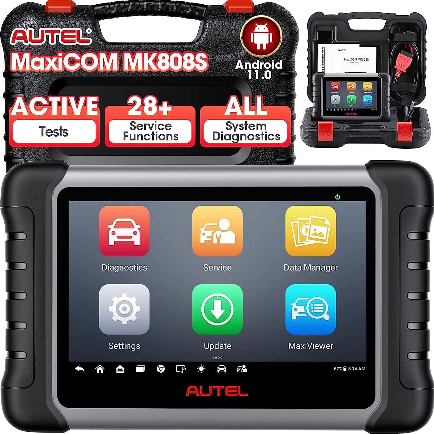 Autel MaxiCOM MK808S Bidirectional Scan Tool  (Refurbished) DailySale