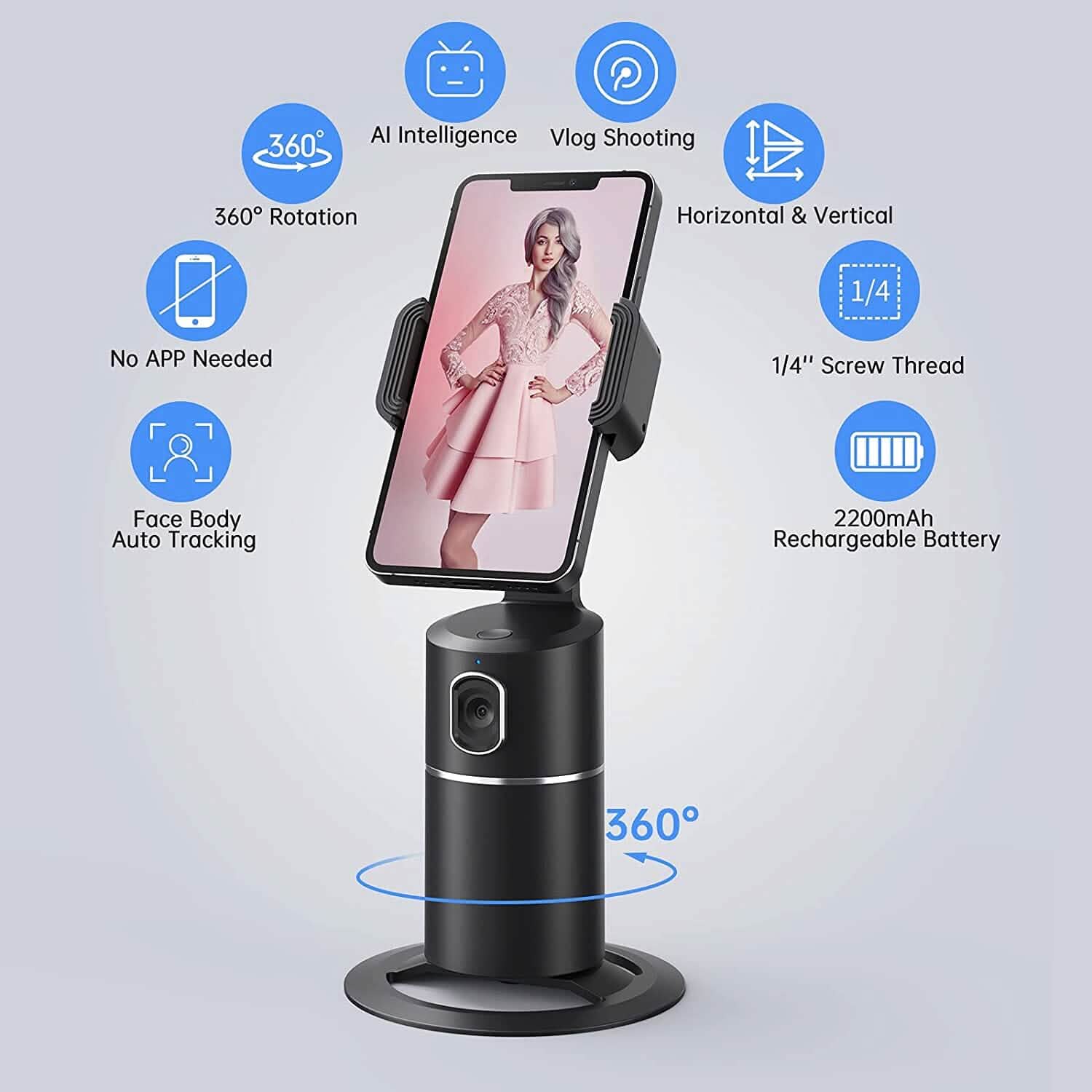 Auto Face Tracking Phone Holder DailySale