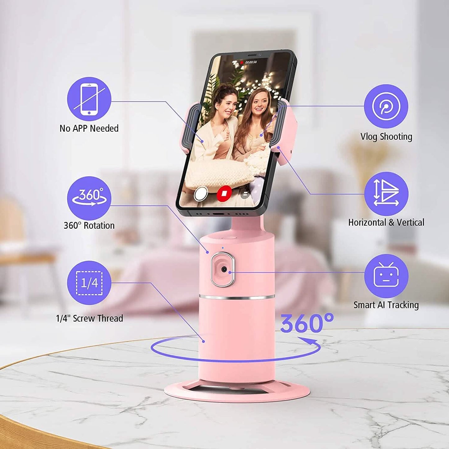 Auto Face Tracking Phone Holder DailySale