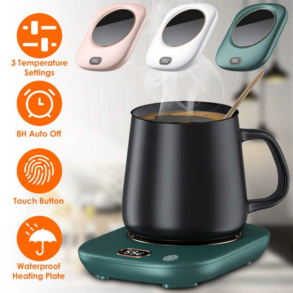 Auto Shut Off USB Coffee Mug Heating Plate with 3 Temperature Setting DailySale